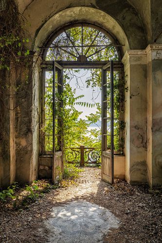 Vue sur le lac Majeur sur Bjorn Renskers