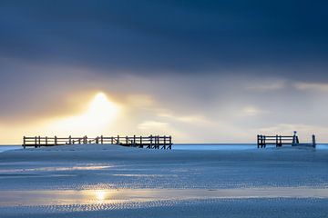 Wattenmeer zum Sonnenuntergang von Tilo Grellmann | Photography