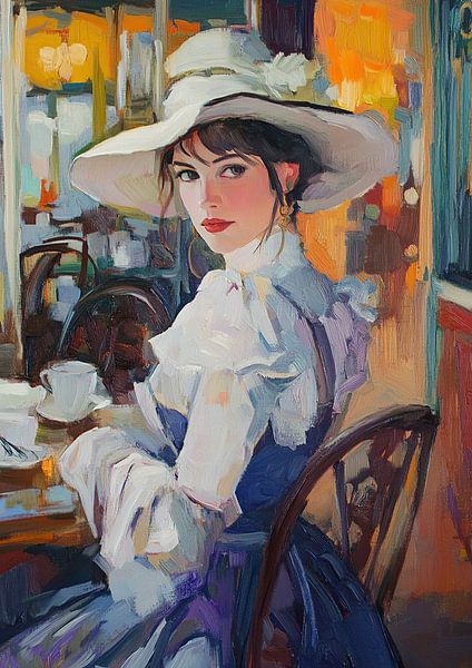 Café in Parijs van Niklas Maximilian