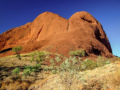 Indrukwekkende rotsen in het nationaal park Kata Tjuta, Australië