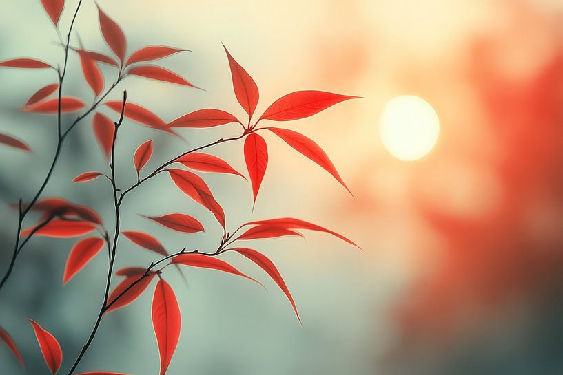 malerische spirituelle Pflanze Sonnenaufgang von Egon Zitter