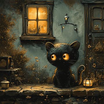 Catty Evening by Karina Brouwer