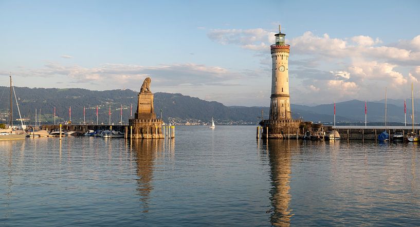 Lindau harbour panorama by Richard Wareham