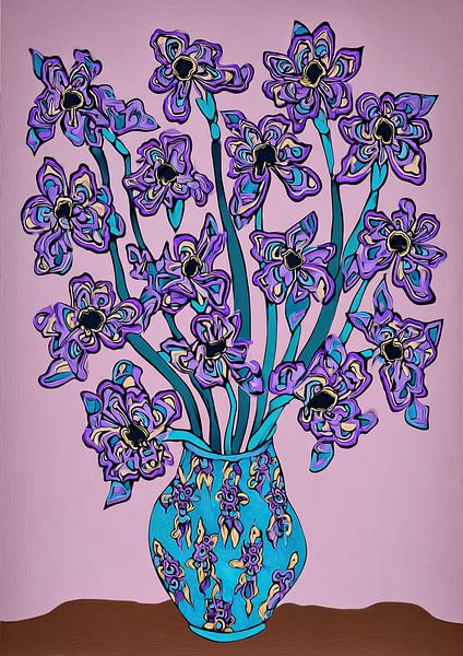 Vibrant Blooming Beauty van Bloemen Studio