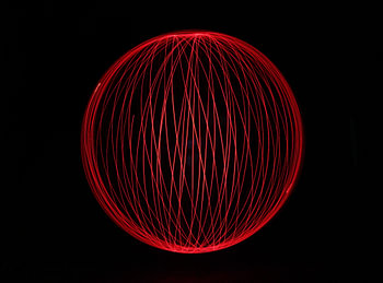 Lichtmalerei des Redbal