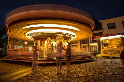 Draaimolen op de kermis
