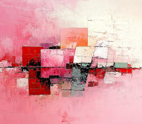 Art rose | Abstrait rose