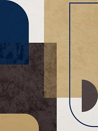 MODERNE ZEITGENÖSSISCHE ABSTRAKTE GEOMETRISCHE KUNST von Online Arts