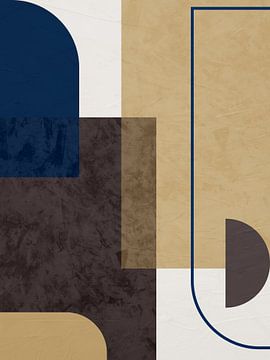 MODERN CONTEMPORARY ABSTRACT GEOMETRIC ART