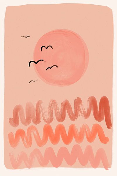 Peachy Sunset by Treechild