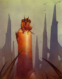 Flammenreiter-Turm von Hayley Landseer