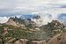 Berglandschaft mit Wolken in Montserrat von Kristof Lauwers