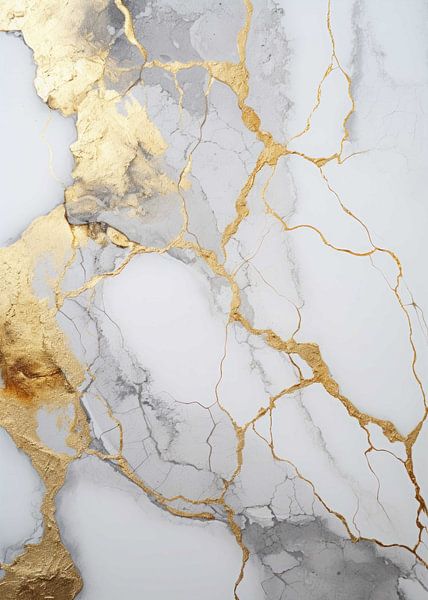 Abstraktes Golddekor von Morgan