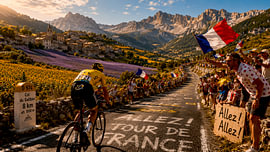 Die Alpen der Tour