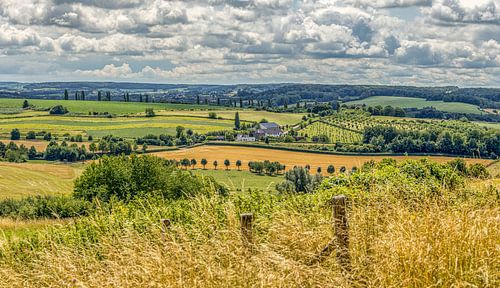 Panorama van de Eyserhalte in Zuid-Limburg