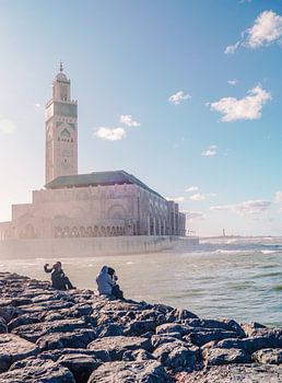 Hassan II mosque in Casablanca