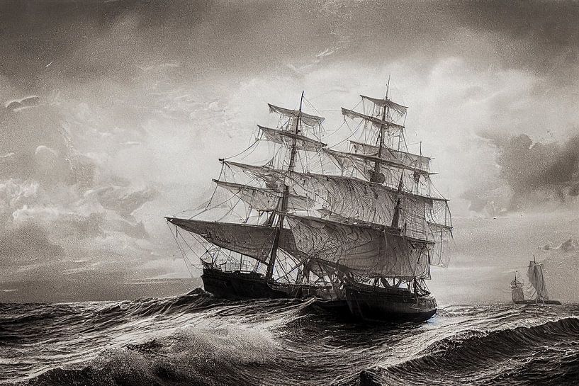 Vieux voilier sur la mer par Animaflora PicsStock
