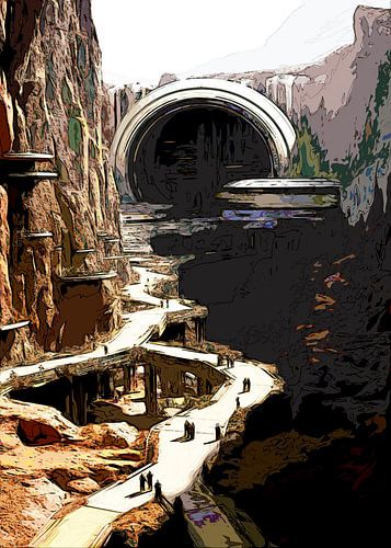 base aérienne dans le désert