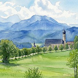 Sanctuaire de Saint-Marin et d'Anian sur l'Irschenberg ART1 sur Ingo Laue