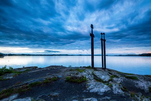 Sverd I Fjell bij Stavanger in Noorwegen