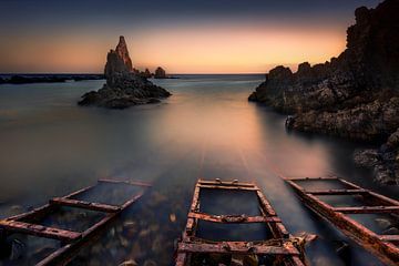 Paysage côtier près de l'Andalousie en Espagne. sur Voss Fine Art Fotografie