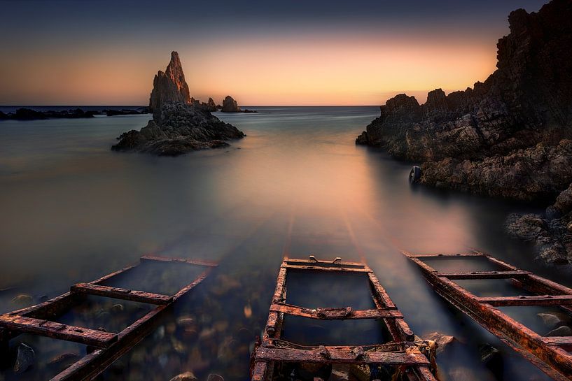 Coastal landscape near Andalusia in Spain. by Voss Fine Art Fotografie