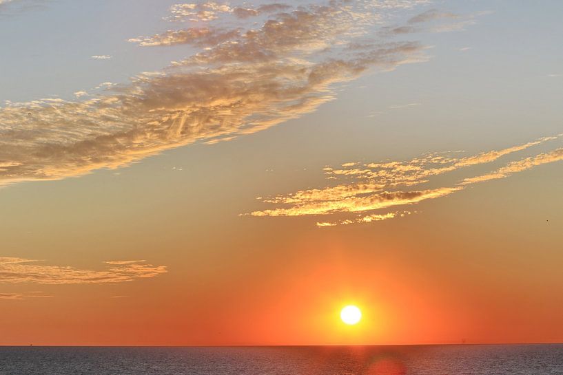 Nuages avec soleil couchant par Micky Bish