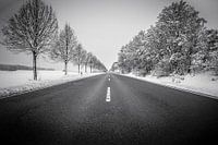 Winterliche Straßenlandschaft