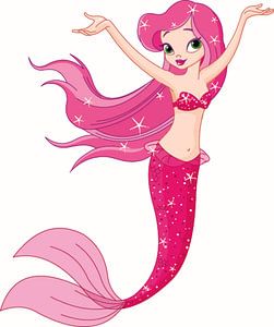 Pink mermaid or mermaid by Atelier Liesjes