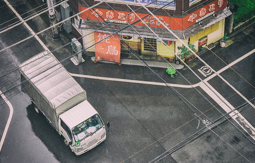 Pluie à Tokyo (Japon) par Marcel Kerdijk