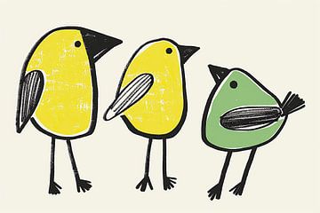 Chirpy Trio van Modern Collection