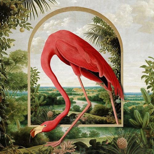 Flamingo’s Secret Garden van Marja van den Hurk