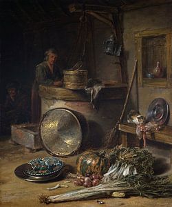 Intérieur paysan avec femme au puits, Willem Kalf