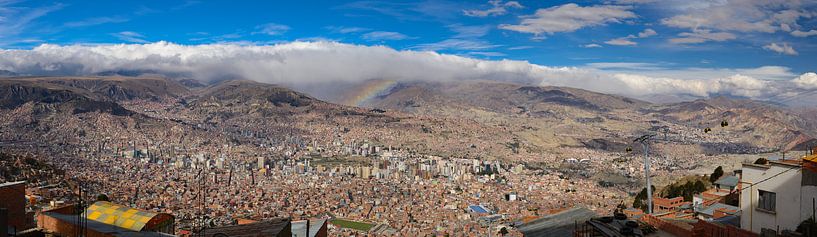 La Paz panorama van Ronne Vinkx
