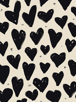 Love Pattern van Bohomadic Studio