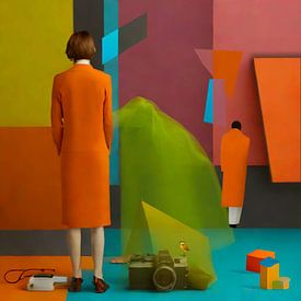 Static Duo, Dynamic Little Bird by Ria van Werven