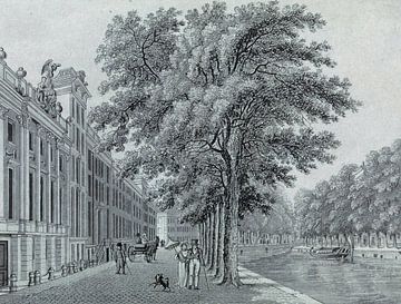 A. Lutz, Blick auf die Herengracht in Amsterdam, ca. 1825