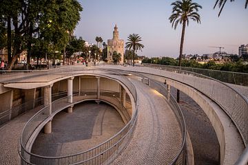uitzicht op gouden toren van Sevilla