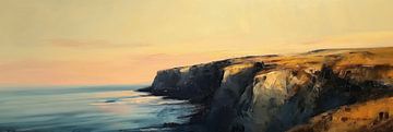 Coastline in the Evening Sun by Whale & Sons