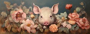 Painting Pig Roses