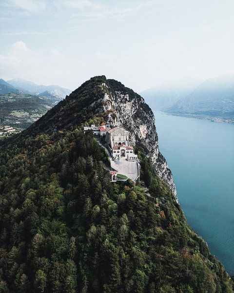 Santuario della Madonna della Corona on Lake Garda by Marleen Kuijpers @themissmarple