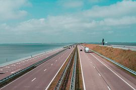 Snelweg op de Afsluitdijk