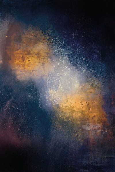 Abstraktes Gemälde: &quot;Milky Way&quot; von Studio Allee