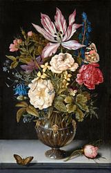 Ambrosius Bosschaert de Oude. Stilleven met bloemen