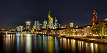 Frankfurt bij nacht van Dirk Rüter