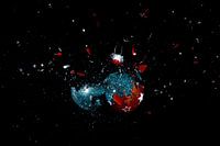 Boule de Noël rouge