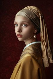 The girl with the pearl earring - Photography by Poster Art Shop