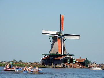 molen Het Jonge Schaap Zaanse Schans. van Joke te Grotenhuis