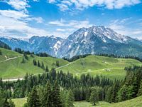 View of the Watzmann in the Berchtesgaden Alps