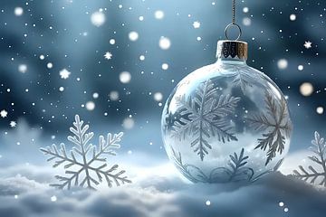 Idylle hivernale de la boule